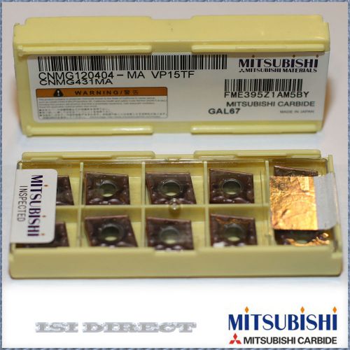 CNMG 431 MA VP15TF MITSUBISHI *** 10 INSERTS *** FACTORY PACK ***