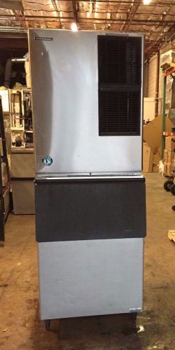 Used Hoshizaki KM-901MAH Ice Machine with Storage Bin 900 lbs Ice and Storage