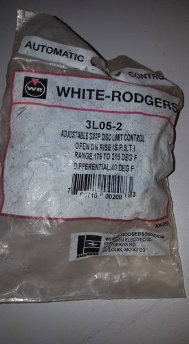 WHITE ROGERS 3L05-2 ADJUSTABLE SNAP DISC LIMIT CONTROL  W41