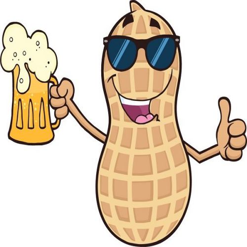 30 Custom Cool Beer Peanut Personalized Address Labels