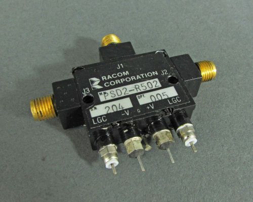 Racom PSD2-R502 RF Switch - SMA/F Connectors, 500MHz to 2GHz, SPDT, Opt. 005