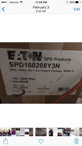 Eaton SPD120208Y3N Surge Protector SPD,120KA,STD+CTR NEMA 4 120/208V WYE NEW!!!
