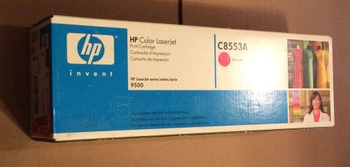HP C8553A Magenta LaserJet 9500 Series Print Cartridge New Sealed