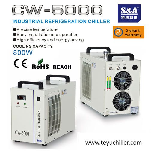 S&a cw-5000 chiller for use on 100 watt laser engravers for sale