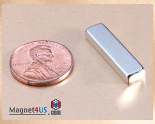 Craft Hobby Magnet SALE Rare earth Neodymium Block 1&#034; x 1/4&#034; x 1/16&#034; thick 8pcs