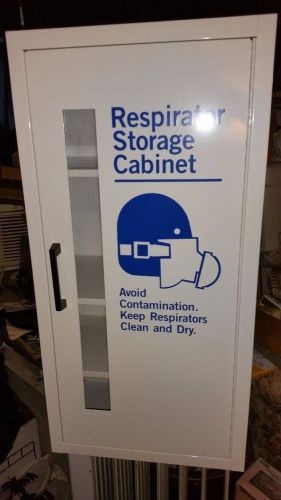 3 Shelf  Spill Control Respirator, First Aid Cabinet NEW !!