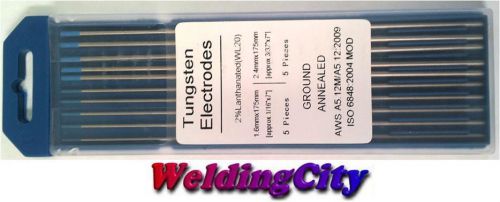 WeldingCity 10 x 2.0% Lanthanated (Blue) Assorted 1/16-3/32x7 Tungsten Electrode