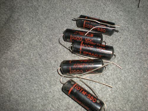 SPRAGUE 10TM-S30 BLACK BEAUTY CAPACITOR .03 MF 1000 VDC NOS