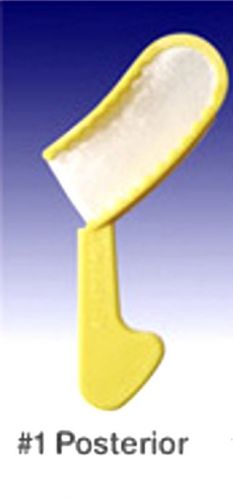 Disposable Impression Bite Trays(Yellow)-  Posterior (50pcs)_EP01P-Y