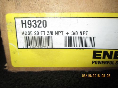 ENERPAC H9320 Hydraulic Hose, 3/8, 20 Ft Long Free Shipping