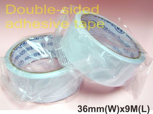 6x Double sided Tape 36mm (width) X 9 meter (long) Stationery Packing Handicraft