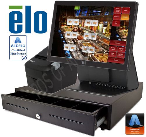 ALDELO 2013 PRO ELO CAFE BUFFET RESTAURANT ALL-IN-ONE COMPLETE POS SYSTEM NEW