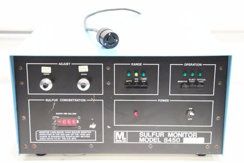 Monitor Labs 8450 Sulfur Monitor Digital Concentration System 8450B CLS-2