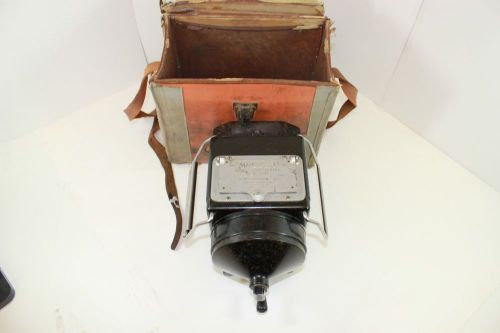 Vintage Megger Insulation Tester MEG Type with Leather Case
