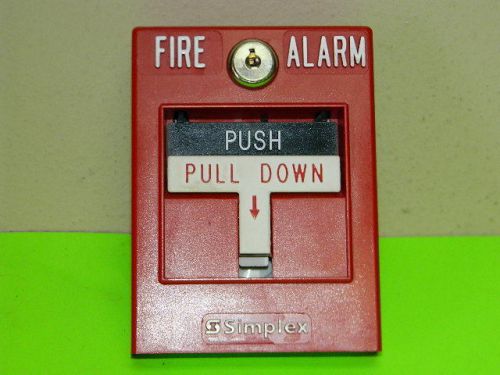 Simplex 4099-9003 manual addressable fire pull alarm (3 available) for sale