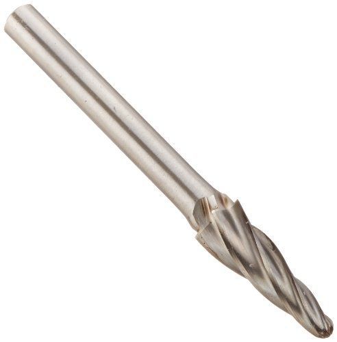 Cobra Carbide 11303 Micro Grain Solid Carbide Taper Cone Burr with Radius End,