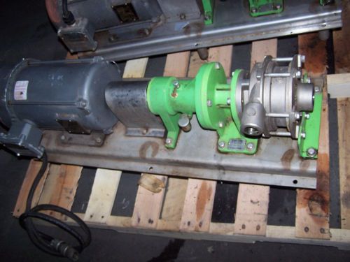 EASTERN CENTRICHEM 5 HP STAINLESS STEEL CENTRIFUGAL PUMP 1&#034; X 1.5&#034; ECH2-ASAFENSS