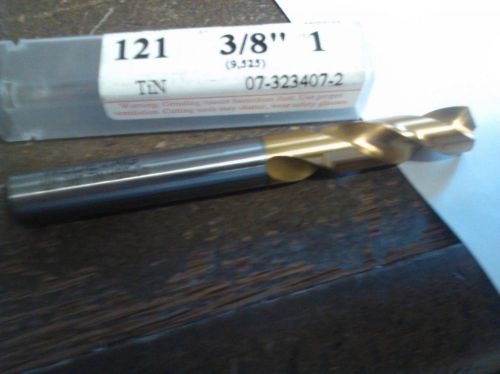 .375 3/8 HSCO TiN STUB DRILL