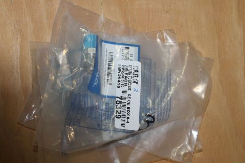 Lot of 3 new swagelok ss-400-1-4sc11 connectors for sale