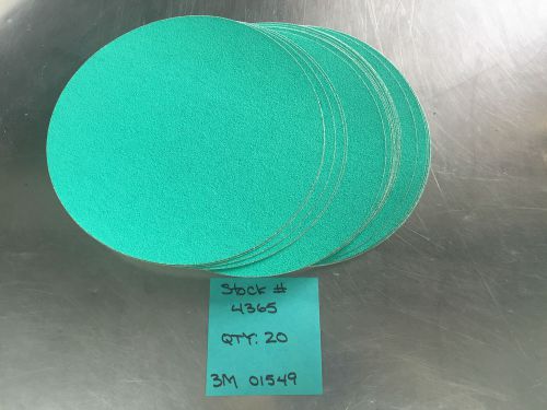 3m 246u 01549 green corps stikit 8&#034; 80d grit production disc 20 discs per bag for sale