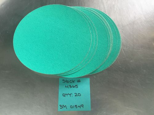 3M 246U 01549 Green Corps Stikit 8&#034; 80D Grit Production Disc 20 Discs Per Bag