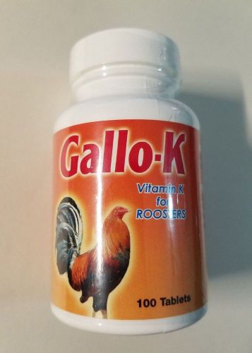 GALLO-K 100 TABLETS FOR ROOSTERS