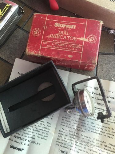 Starrett No. 25-441, .001&#034; Dial Indicator in original box