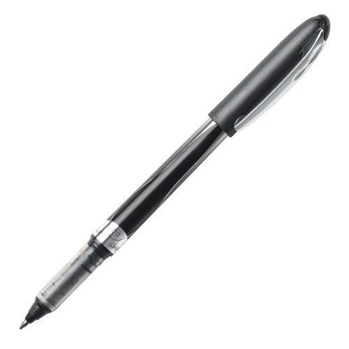 BIC Triumph 537 Roller Pen, Fine Point (0.7 mm), Black, 12 Pens
