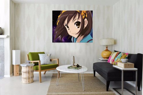 The Melancholy Of Haruhi SuzumiAnime,Canvas Print,Wall Art,Decal,Banner,Anime,HD