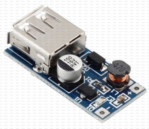 2pcs 0.9V-5V to 5V DC-DC Booster Module USB Mobile Step-up Power Supply Module c