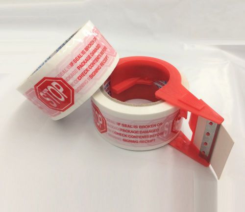 2 ROLLS High Quality 1.8 mil. STOP SIGN PACKING PACKAGING TAPE 2&#034; X 330&#039;