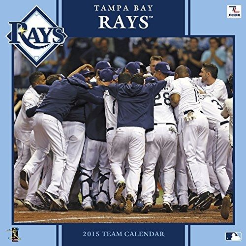 Turner Perfect Timing 2015 Tampa Bay Rays Team Wall Calendar, 12 x 12 Inches