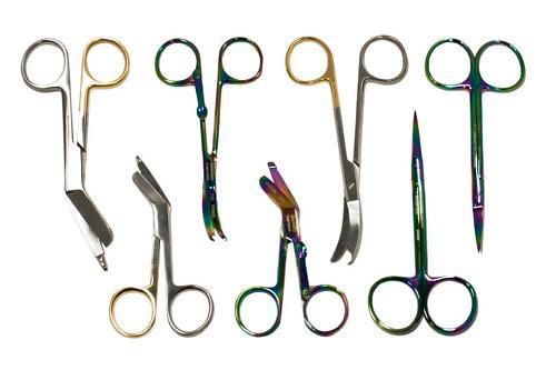 Scissors serrated blade cut sutures tissues emergency nurse price per scissors for sale