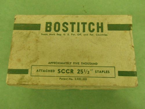 BOSTITCH STAPLES SCCR 25 1/2 Staples - NOS BOX OF 5000