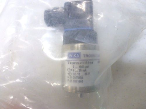 New WIKA Tronic Line 891.24.510 Pressure Transmitter 0-1000 psi