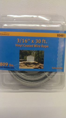 3/16&#034; x 30 ft. Vinyl Coated Wire Rope