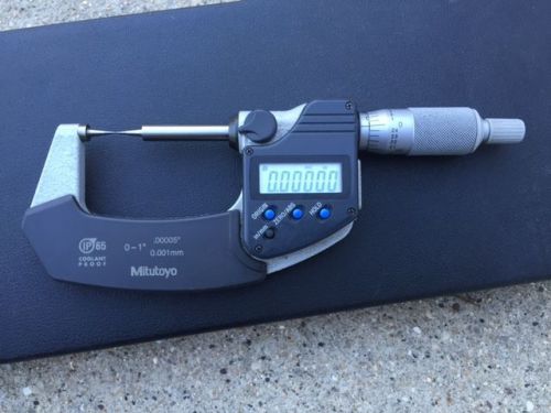 Mitutoyo 342-351 digital point micrometer, 0-1 in, 15 deg  mitutoyo pin mic for sale