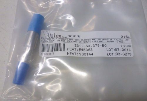 Valex Weld Reducer Fitting 316L ss tube OD: .5 X .375