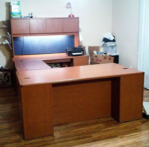 Large Laminate Office Desk