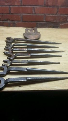 ironworkers Spud Wrench lot of 7 Klein  Armstrong   Williams