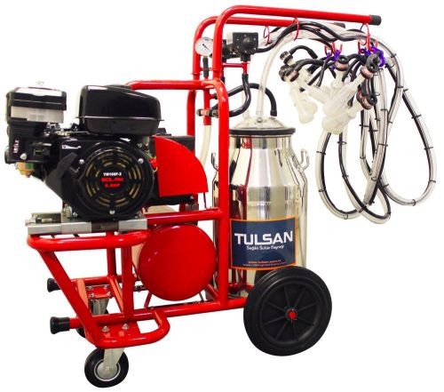 Portable Milking Machine/ Classic Type Quad/ Gasoline engine/ by Tulsan (Goat)
