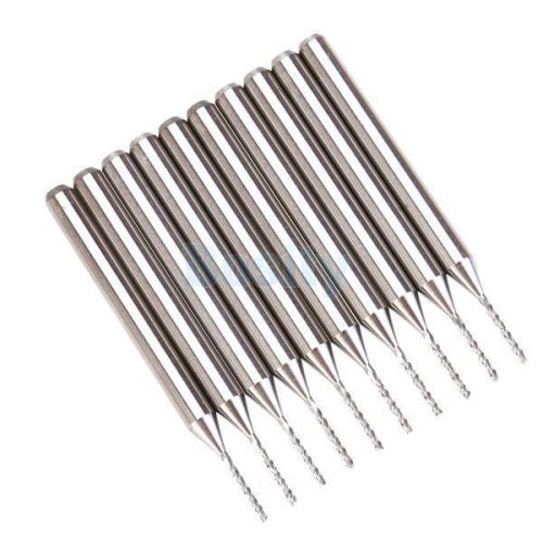 10pcs 0.8mm carbide end mill endmill tungsten steel blade cnc/pcb engraving bit for sale