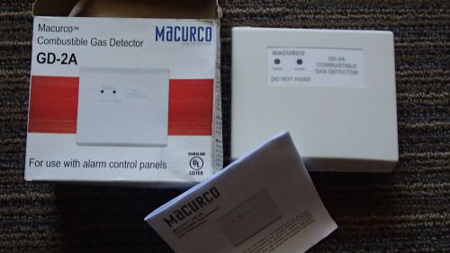 Macurco Combustible Gas Detector GD-2A For use with alarm control panels