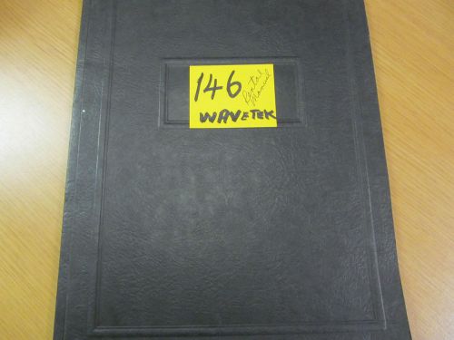 Wavetek 146 Multifunction Generator Operation Manual (copy)