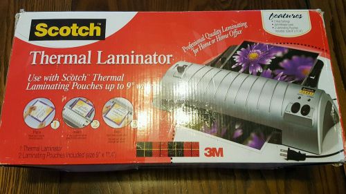 3M Scotch Thermal Laminator 9&#034; Laminating Machine - Home Office Business TL901