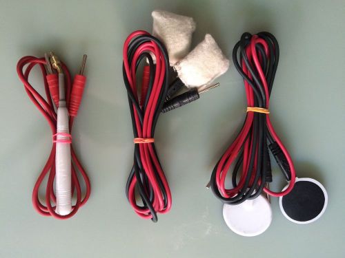 muscle stimulator accessories pen electrodes, lead electrode, rubber electrodes