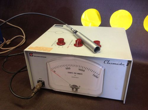 Geiger counter nuclear chicago c-320a classmaster 2 steampunk lab vintage $399 for sale