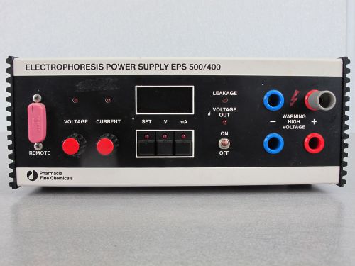 PHARMACIA 19-7901-01 ELECTROPHORESIS POWER SUPPLY EPS 500 400