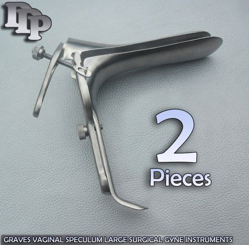 2 Pieces Of Graves Vaginal Speculum Large Gynecology DDP Instruments