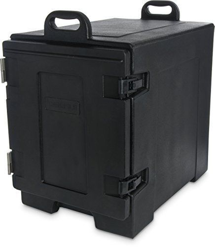 Carlisle Cateraide Insulated Front End Loading Food Carrier 5-Pan Capacity Black